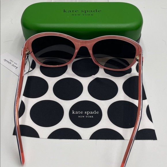 LOW START Kate Spade Black and Brown Sunglasses - Picture 6 of 6